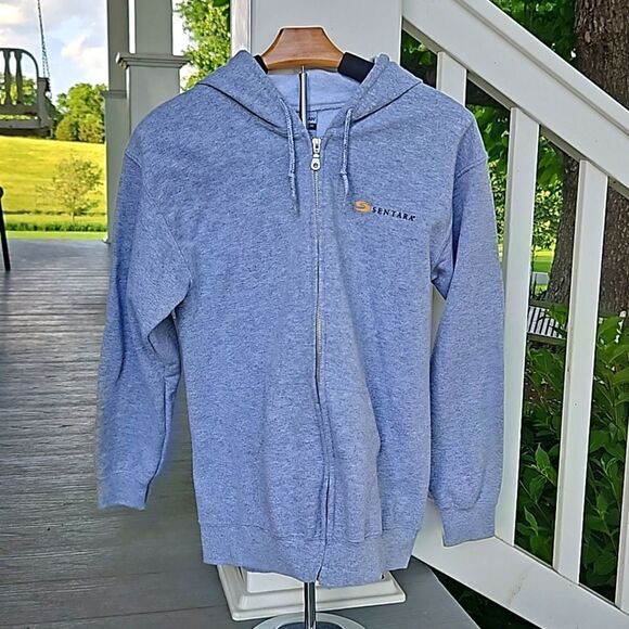 GILDAN heavy duty sentara zip up hoodie new no tags small - Picture 3 of 9